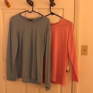 Medical Uniform Long Sleeve Tops, set of two (2)